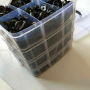 650 Pcs Plastic Car Fender Retainer Different Fasteners Clip Moulding