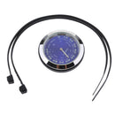 Steel Bike Dial Clock Watch Thermometer Hygrometer For Motorcycle Bike