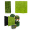 2 Pack Vertical Garden Planter Grow Bags Wall-mounted Vegetable Planting Flower