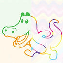 Kids Magic Water Drawing Canvas Coloring Mat with 2 Pens Baby Doodle Painting