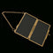 4Pcs Retro Double Sided Hanging Clear Glass Hanging Frame Pictures Frames