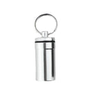 Lot 6x Waterproof Aluminum Medicine Pill Case Box Bottle Container Key Chain