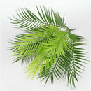 9 Heads Artificial Fern Bouquet Palm Leaves Green Plastic Plants Home Decor new.