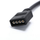 1Pc x 4Pin RGB LED Connector Extension Cable Cord Wire 4Pin Connectors 1MA Cy