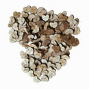 100pcs Rustic Wooden Love Heart Wedding Table Scatter Decoration Crafts