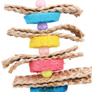 Parrot Toys Pet Bird Bites Climb Chew Toys Parakeet Budgie Hanging Swing