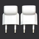 2x European USB Wall Charger AC Adapter Connector EU Power Plug For IPod qwv