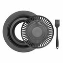 Portable Korean Outdoor Smokeless Barbecue Gas Grill Pan Household Smokeles