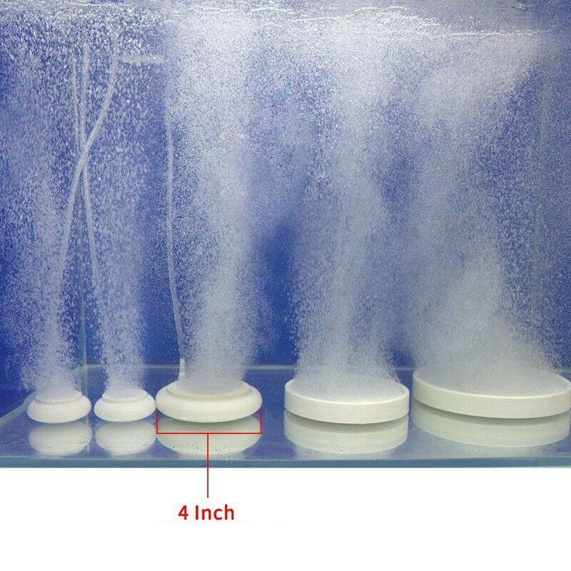 Aquarium Air Stone Kit, Fish Tank Bubbler, Nano Furnace Flue Round Air Ston U3Y9