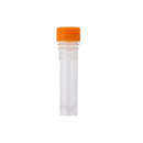 6x 10pcs 1.5ml Plastic Lab Cryovial Cryogenic Test Tube Sample with Screw Cap