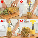 Portable Pineapple Pipe Peeler Slicer Kitchen Stainless Steel Core Cutter Tool
