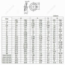 80Pcs M2/2.5/3/4/5/6/8/10 Grade 8 Steel Black Spring Coil Split Lock Washers Kit