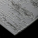 English Decoration Silicone Clear Rubber Stamp Script DIY Scrapbooking Card