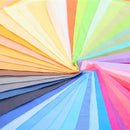 50 Colors Plain 100% Cotton Fabric For Crafts Patchwork & Quilting Cloth 15x15cm