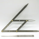 Reusable Eyebrow Tattoo Ruler Golden Ratio Permanent Symmetrical Calipe XEK