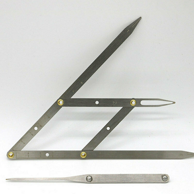 Reusable Eyebrow Tattoo Ruler Golden Ratio Permanent Symmetrical Calipe XEK