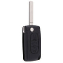 Flip Folding Remote Car Keyless Key Case Shell for PEUGEOT 407 307 308 607  G6U6