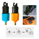 Rubber Raft Pump Air Valve Adaptor Stand UP Paddle Board Inflating Nozzle