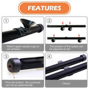 Car Side Window Sun Shade [2 Pack] Universal Car Window Roller Shade, Retra