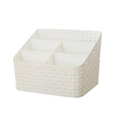 Cosmetics Storage Box, Skin Care Makeup Organizer Display Case, in Rattan A