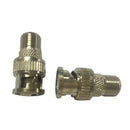 10pcs Connector F Jack Female to BNC Plug Male RF Coaxial Cable Adapter