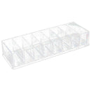 Transparent Acrylic Makeup Organizer Lipsticks Makeup Brush Holder Power Bo N6F3