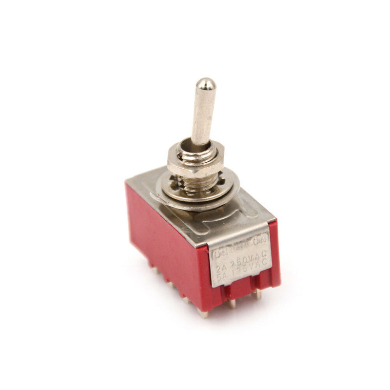 2A250VAC 5A125VAC 12 Pin 4PDT ON/ON 2 Position Mini Toggle Switch MTS-402 B Gw