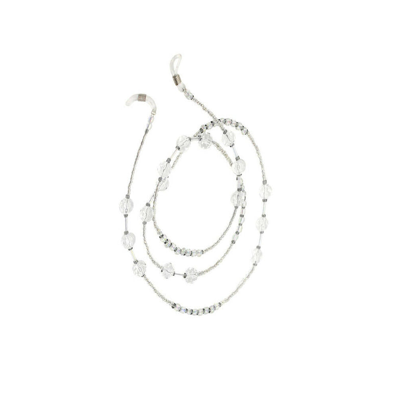 Transparent Beaded Eyeglasses Rope Beads Sunglasses Strap Holder