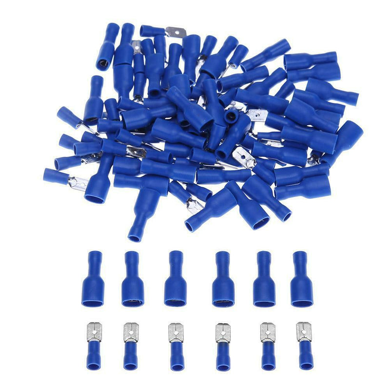 FDFD2-250 16-14AWG Male/Female Kit Insulated Spade Wire Connector Terminal A