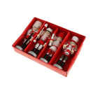 9Pcs Christmas Nutcracker Ornaments Set for Home Patio Office Party Decor