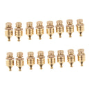 16 Pack Pure Copper Speaker  Stand Feet Cone Base Pads For Subwoofer