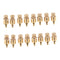 16 Pack Pure Copper Speaker  Stand Feet Cone Base Pads For Subwoofer