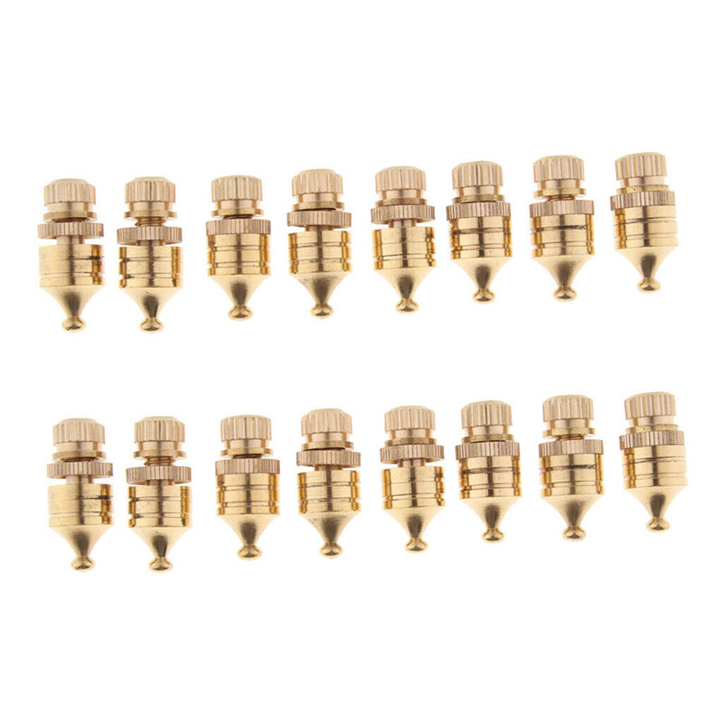 16 Pack Pure Copper Speaker  Stand Feet Cone Base Pads For Subwoofer