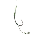 3 Pieces Fishing Hair Rig Braided Thread Carbon Steel Hooks Boilies Carp Rig
