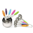 10-piece 18/8 Measuring Cups and Spoons Set, Ejoyous Stainless Steel K YXF