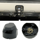 13 Pin Trailer Vehicles Cars Socket Trailer Waterproof Connector Adapter Black