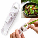 2Pcs Bean Peeler Slicer Cutter Shredder Multi-Purpose Green Remover Stringer