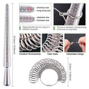 12Pcs Jewelry Tool Jewelers Measuring Stick Mandrel Ring Sizer Gauge Kit