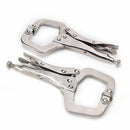 Alloy Steel C Clamp Vise Grip Locking Welding Quick Pliers Wood Tenon Locator 3C