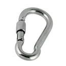 2pcs 2 inch Stainless Steel Spring Snap Hook Carabiner for Backpack, Climbing,