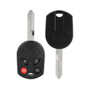 4 Buttons Replacement Remote Key Shell For Ford Mustang Explorer Edge Mercu