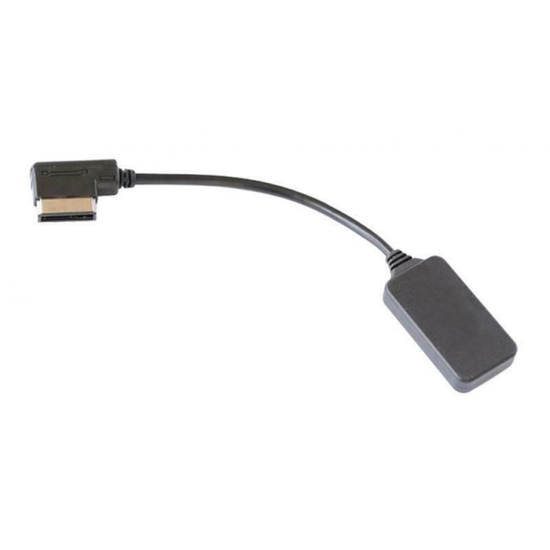 Black Car Stereo Music Plug Bluetooth AMI Audio Cable For Audi Q5 Q7 A4L