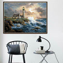 5D DIY Full Drill Diamond Painting Quiet Village Cross Stitch Embroidery