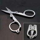 Stainless Steel Handy Folding Pocket Travel Small Cutter Crafts Sewing Scissors