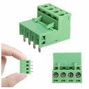 10x 2EDG 4Pin 5.08mm Pitch Plug-in Screw Terminal Block Connector Right Ang V1S3