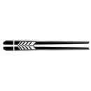 2pcs Side Body Vinyl Decals Long Stripe Stickers for Mercedes-Benz (Black)