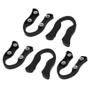 Plastic Household Black Handheld Wine Bottle Foil Cutter 5pcs C6B1