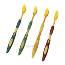 4x Bamboo Charcoal Double Ultra Soft Toothbrush Nano Brush Oral Dental Care Set