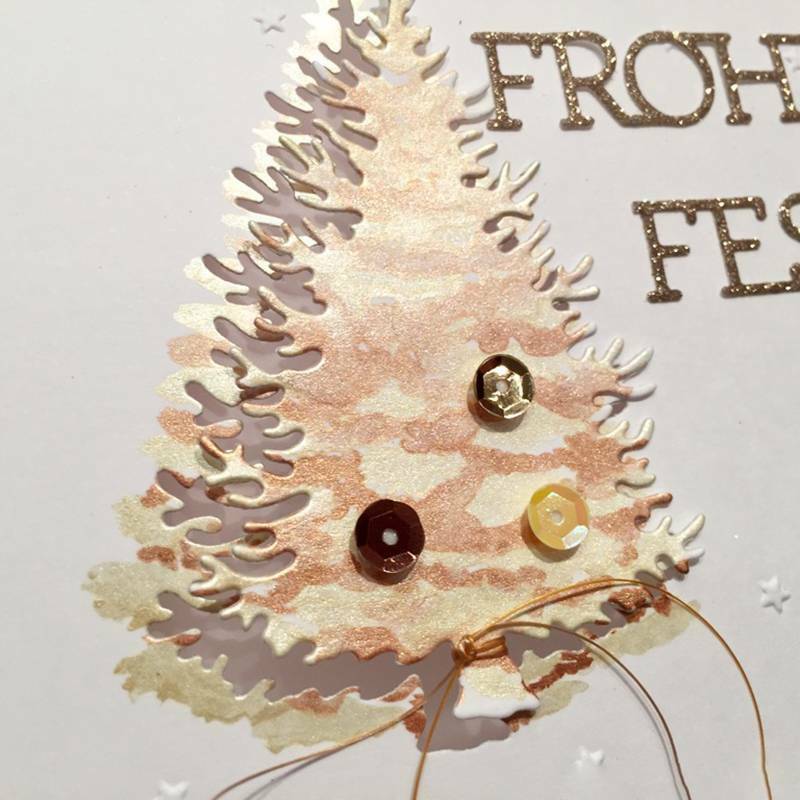 Xmas Tree Metal Cutting Dies for DIY Scrapbook Album Paper Card Making Decor- OZ