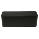 16" Cable Management Box Extension Lead Charger Hide Organiser Tidy Black
